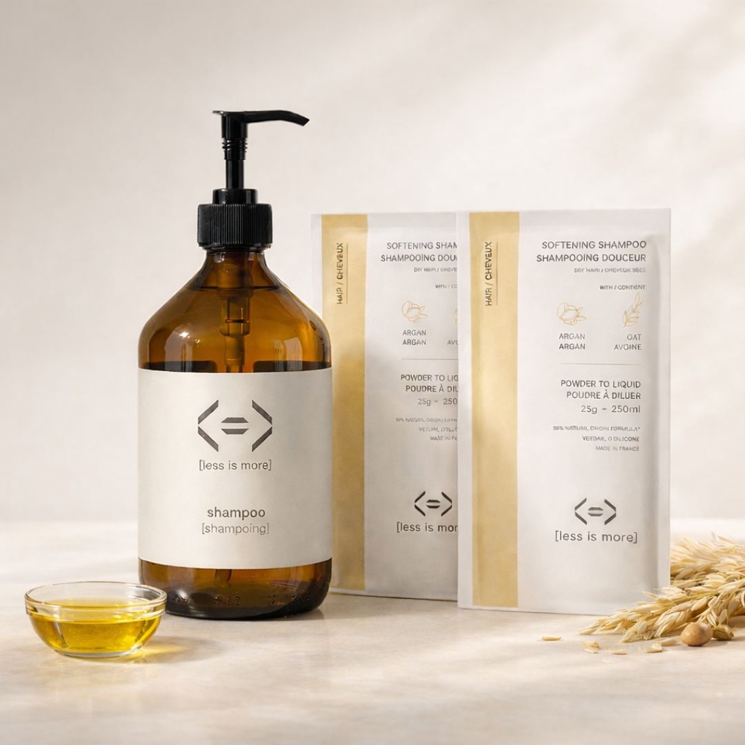 Prestige set - gentle shampoo 500 ml [argan + oat]