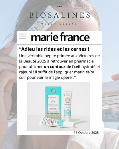 Contour des yeux anti-âge à l'algue brune