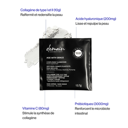 Complément alimentaire au collagène et acide hyaluronique