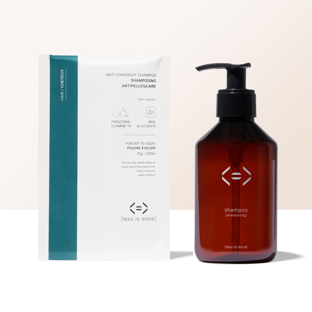 kit découverte shampoing antipelliculaire (1 bouteille + 1 recharge)