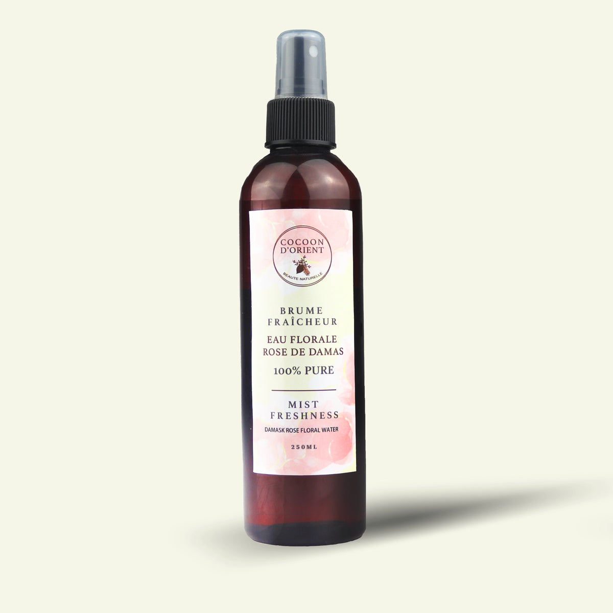 Eau de Rose de Damas 100% Pure Brume Fraîcheur 250ml