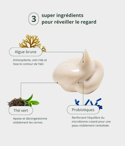 Anti-aging eye cream with brown algae