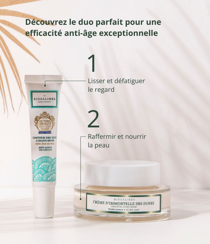 Anti-aging eye cream with brown algae