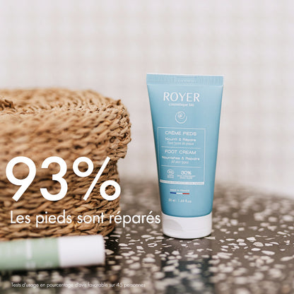 Crème pieds bio à la bave d'escargot