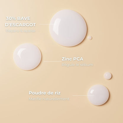 Healthy skin routine with snail mucin