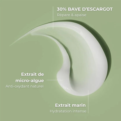 Crème visage universelle à la bave d'escargot