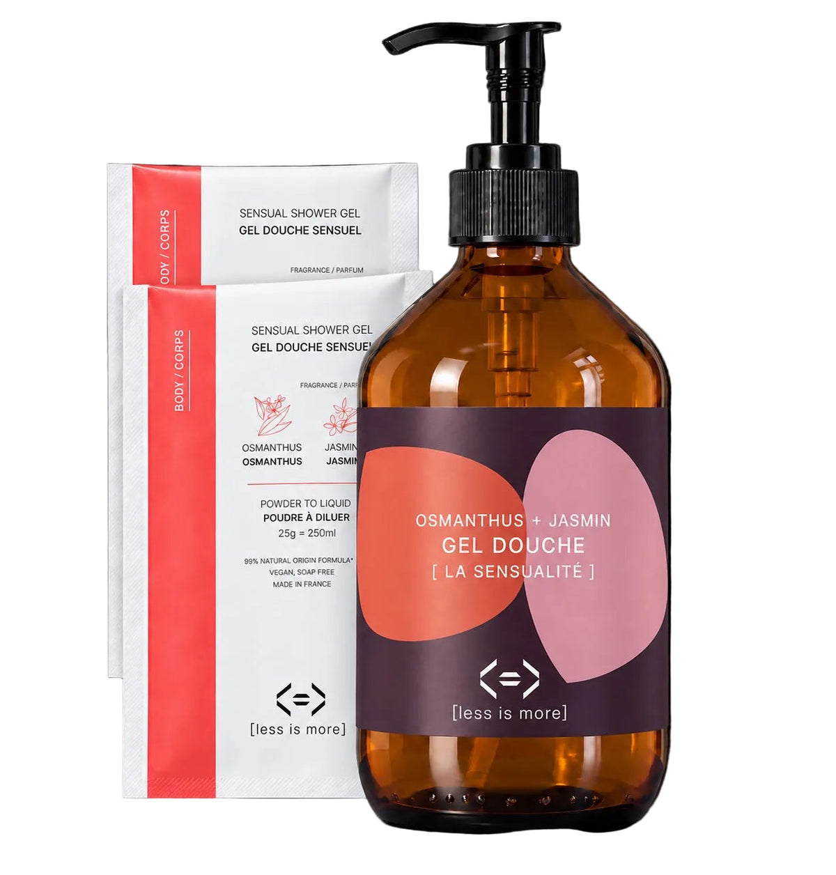 Chromessence Sensualité gel douche coffret prestige 500 ml [osmanthus + jasmin]
