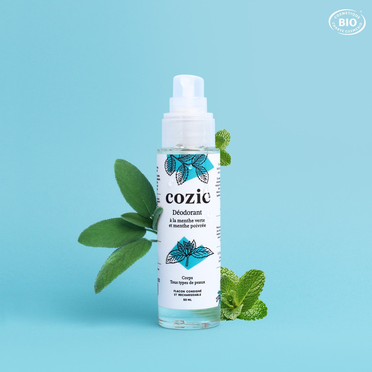 Spearmint and Peppermint Deodorant