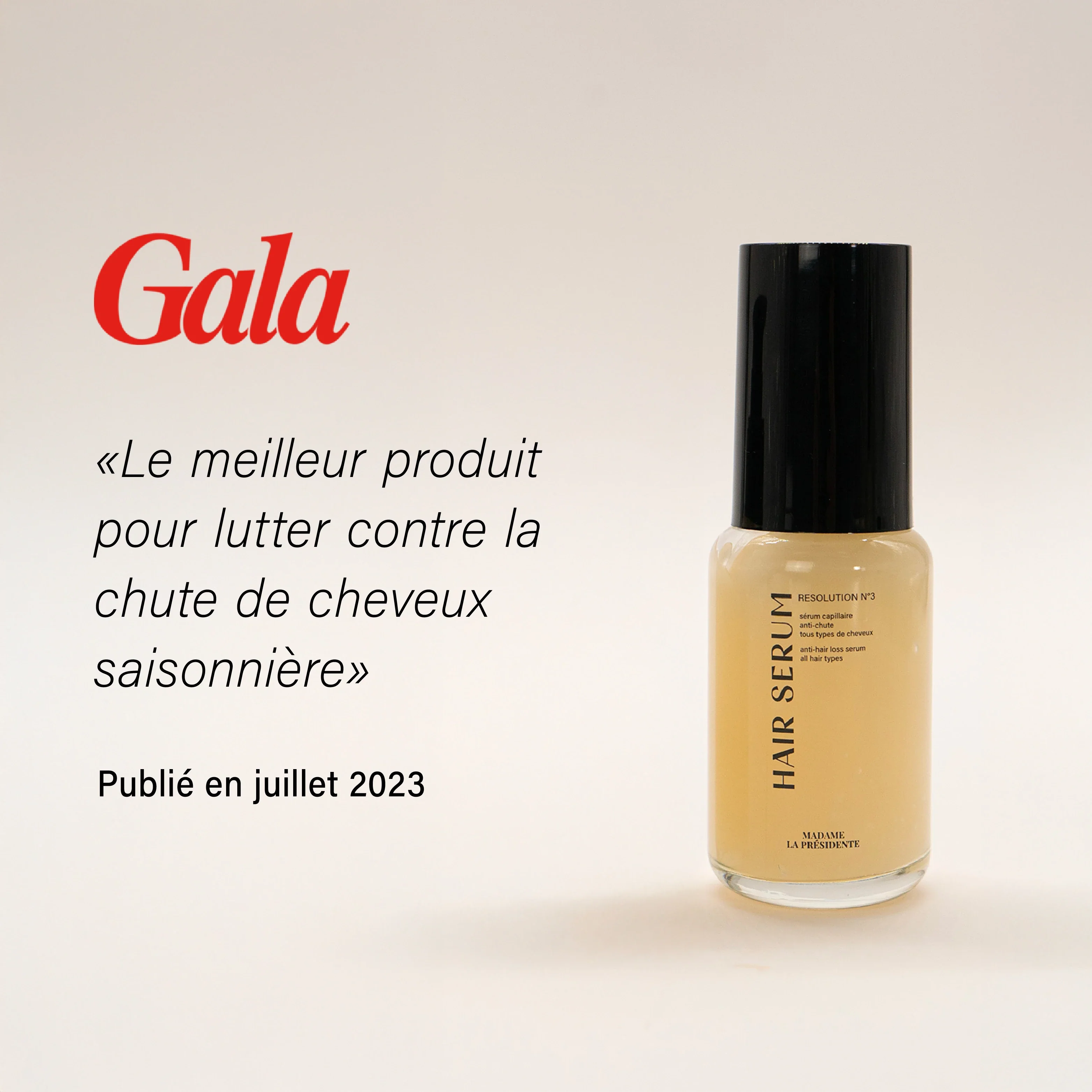 Sérum Anti-chute Cheveux - Résolution N°3