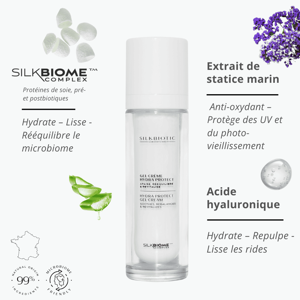 Hydra Protect Cream-Gel – Face – 50ml – SILKBIOTIC