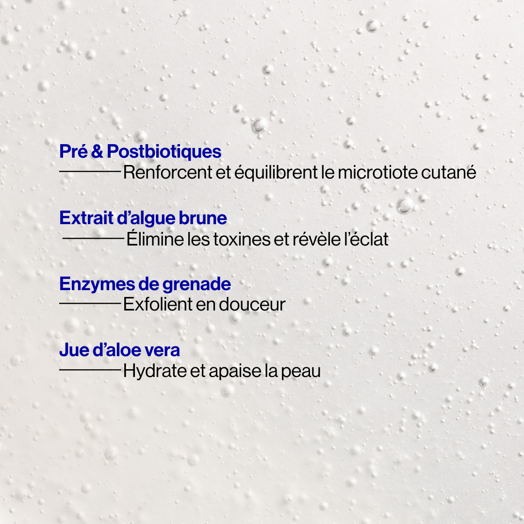Gel Nettoyant Exfoliant Probiotiques - Format Découverte