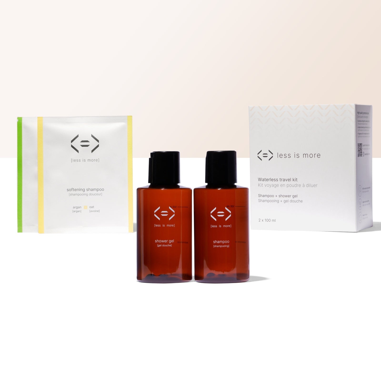 Travel kit [shower gel + shampoo]