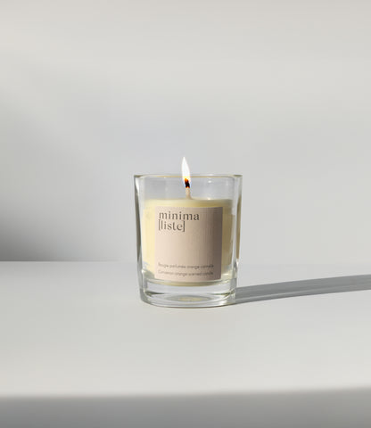BOUGIE ORANGE CANNELLE