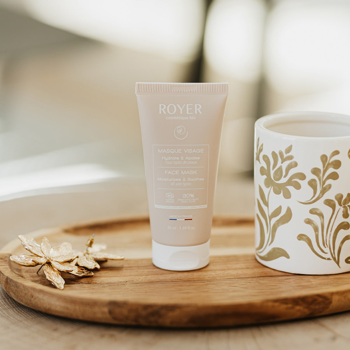 Masque visage à la bave d'escargot
