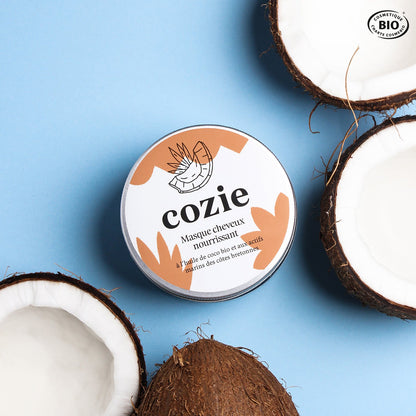 Nourishing hair mask with organic coconut oil and Breton marine active ingredient