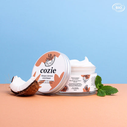 Nourishing hair mask with organic coconut oil and Breton marine active ingredient