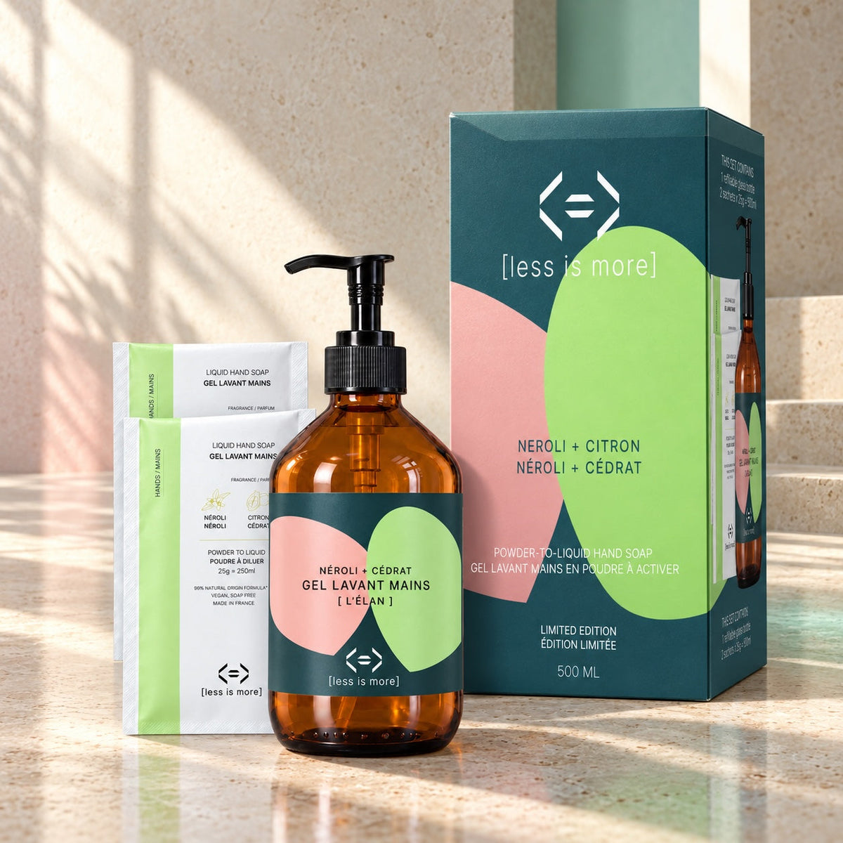 Chromessence Élan gel lavant mains coffret prestige 500 ml [néroli + cédrat]