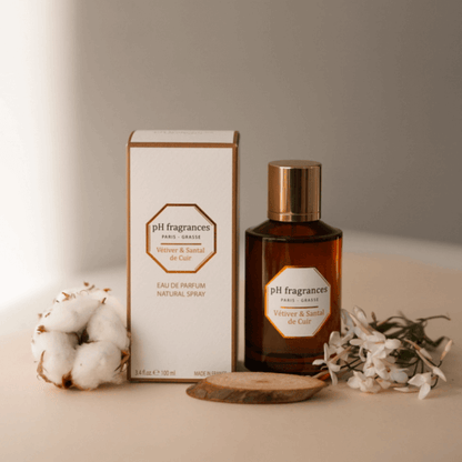 Parfum Vétiver & Santal de Cuir