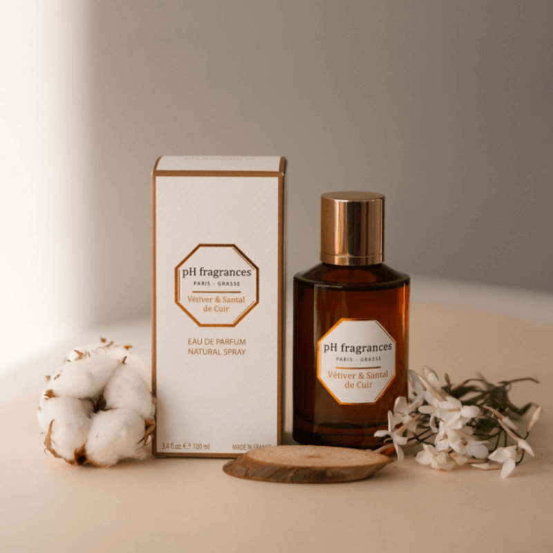 Parfum Vétiver & Santal de Cuir