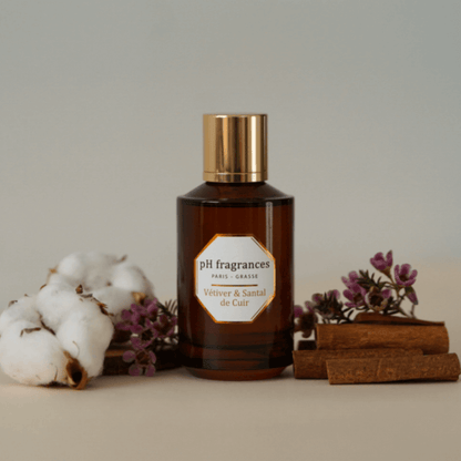 Parfum Vétiver & Santal de Cuir