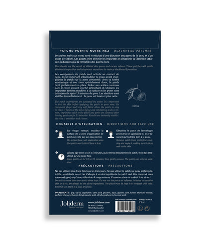 Patchs points noirs pour homme Joliderm