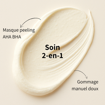 Crème de mousse exfoliante sublimatrice