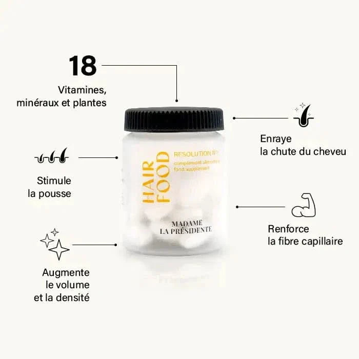 Compléments Alimentaires Cheveux - Résolution N°1 - 3 mois