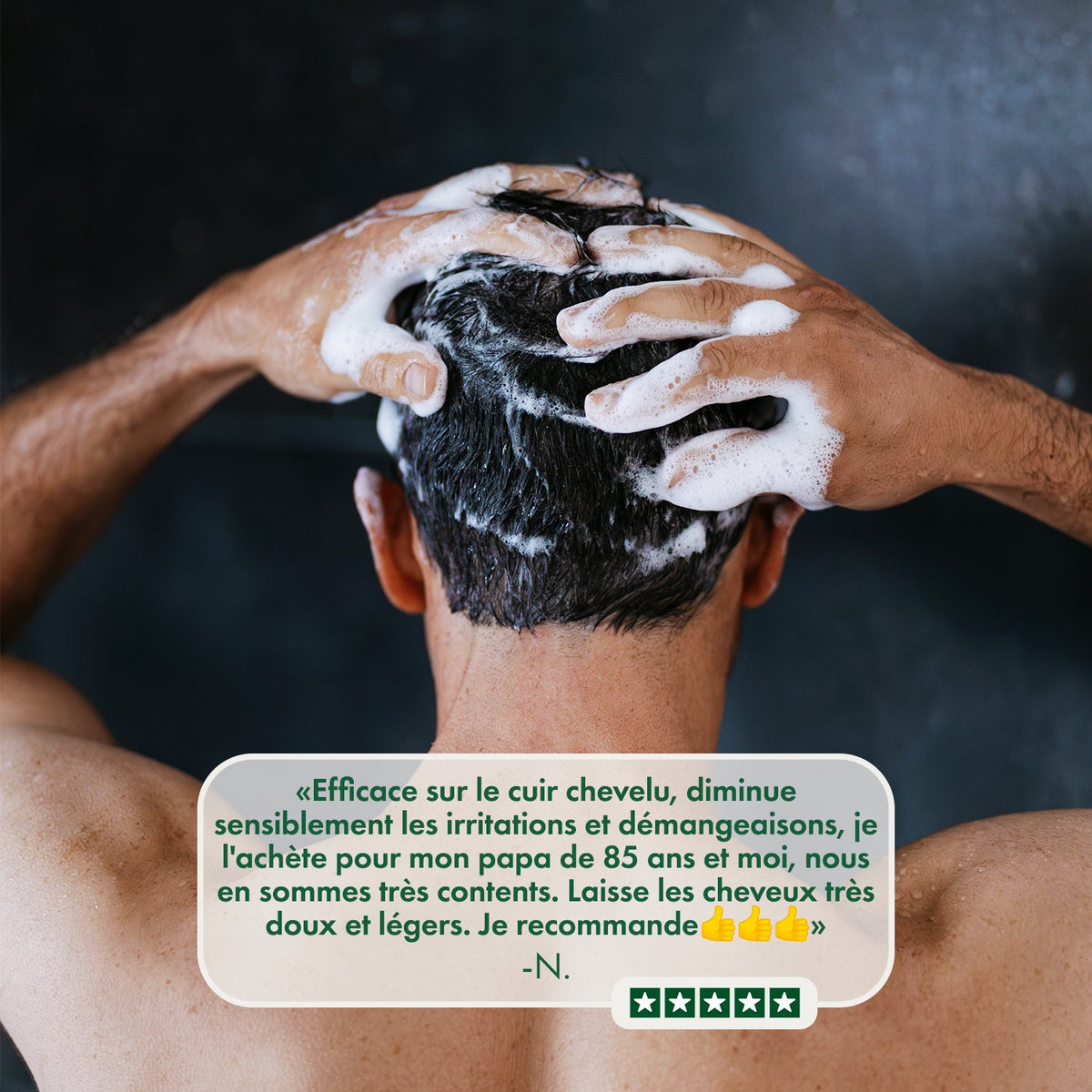 Shampoing à la bave d'escargot