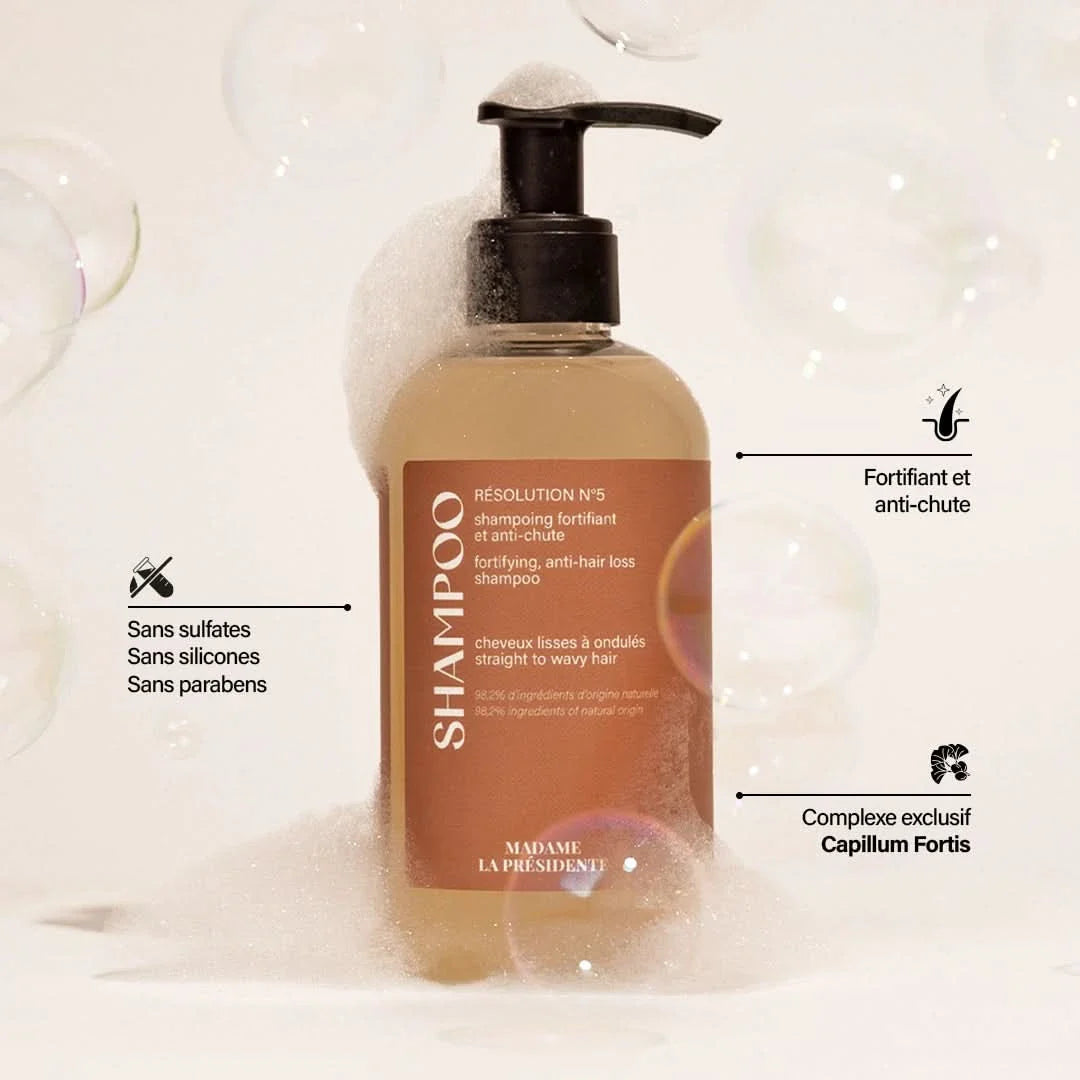 Shampoing Anti-chute Cheveux Lisses à Ondulés - Résolution N°5