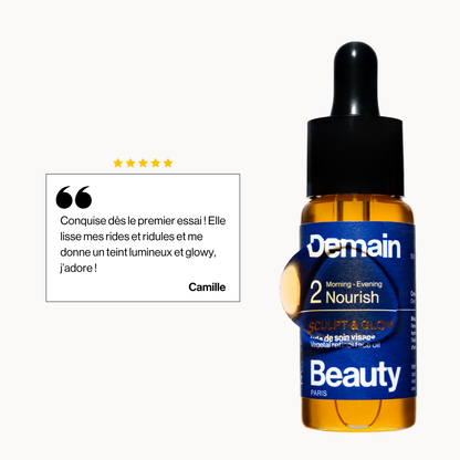 Plant-based retinol facial care oil