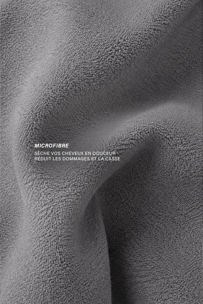 Serviette Cheveux Réversible Microfibre & Satin - Hair Towel