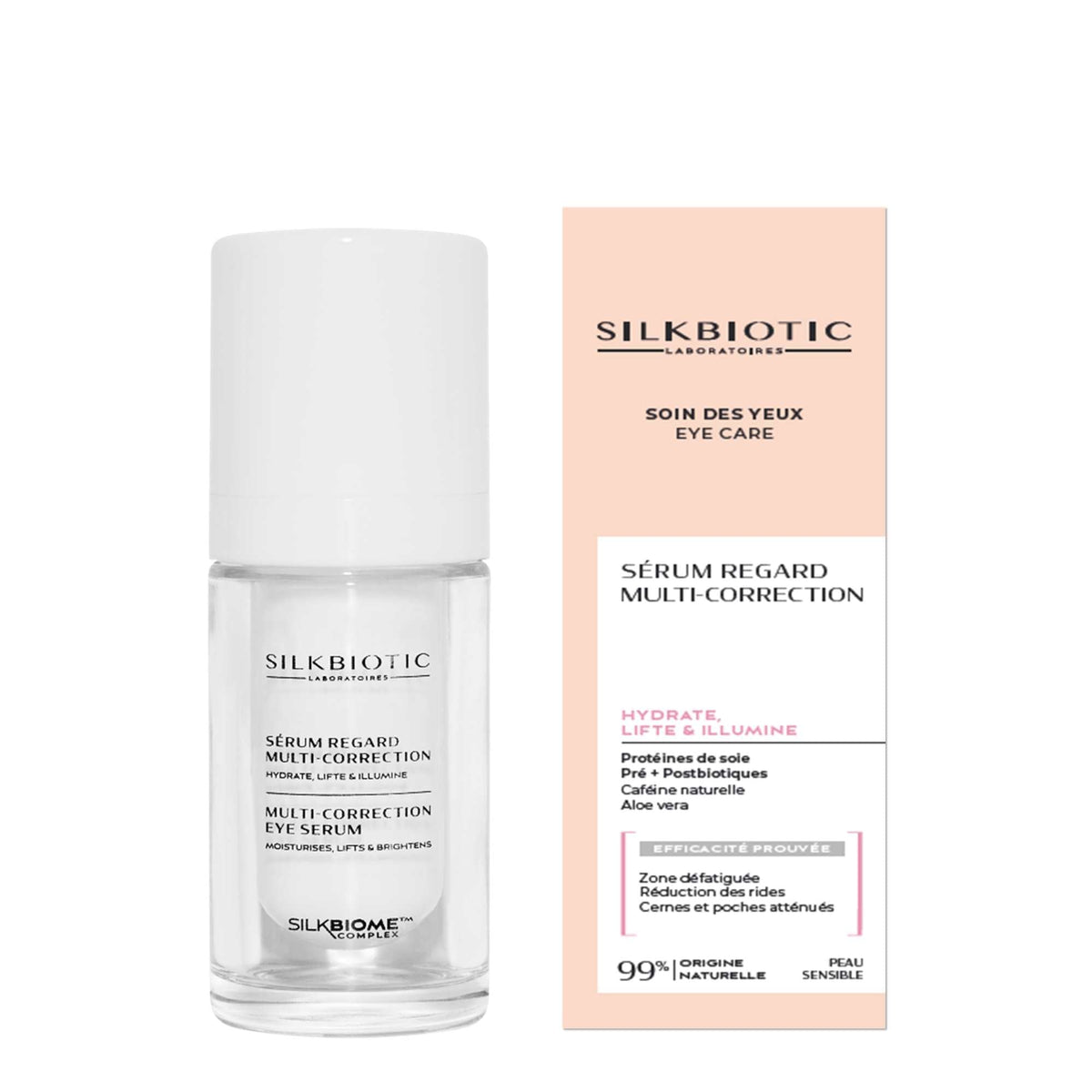 Multi-correction oogserum – Oogcontourverzorging – 15ml – SILKBIOTIC