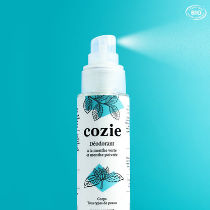 Déodorant à la menthe verte et menthe poivrée