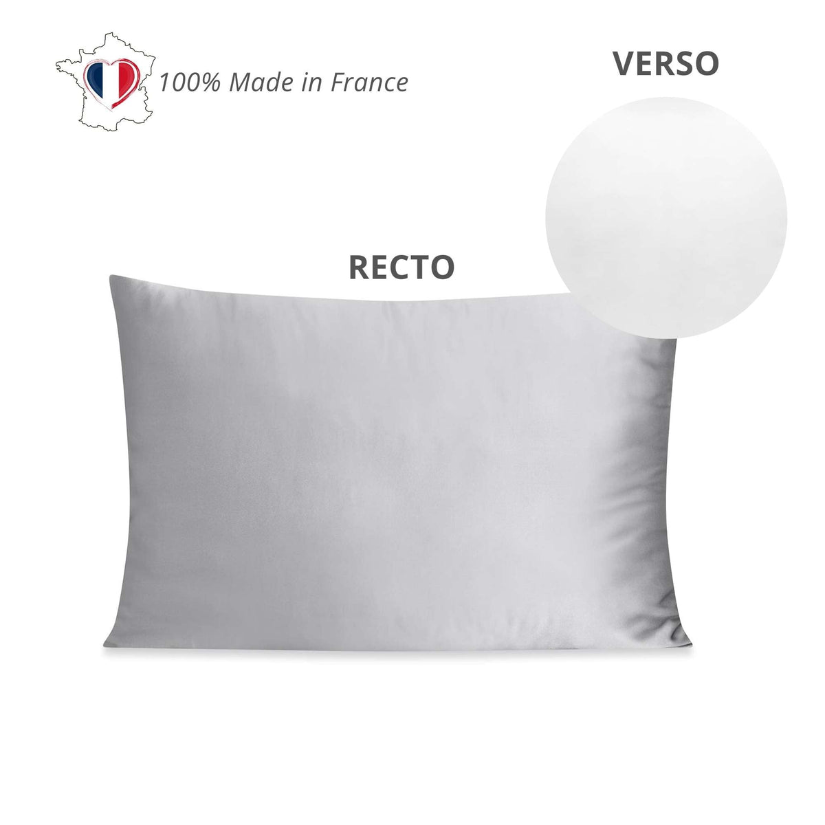 Silk Pillowcase – Made in France – [6A Grade Organic Silk] – SILKBIOTIC