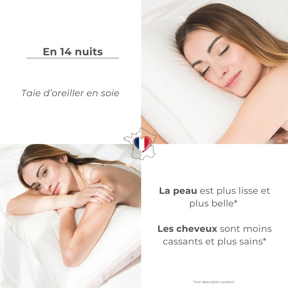 Silk Pillowcase – Made in France – [6A Grade Organic Silk] – SILKBIOTIC