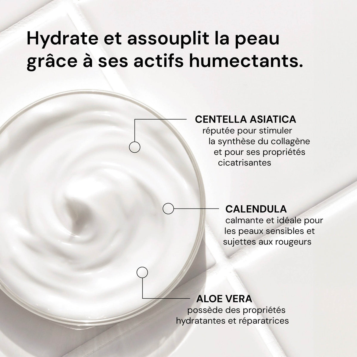 Feuchtigkeitsspendende Gel-Creme-Emulsion
