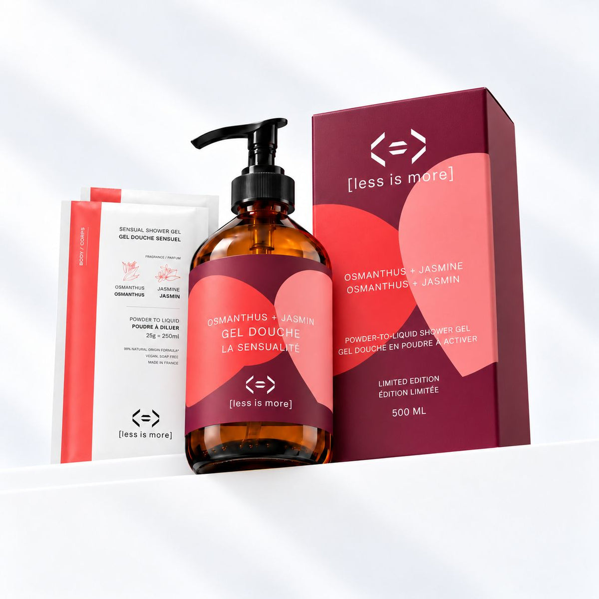 Chromessence Sensualité gel douche coffret prestige 500 ml [osmanthus + jasmin]