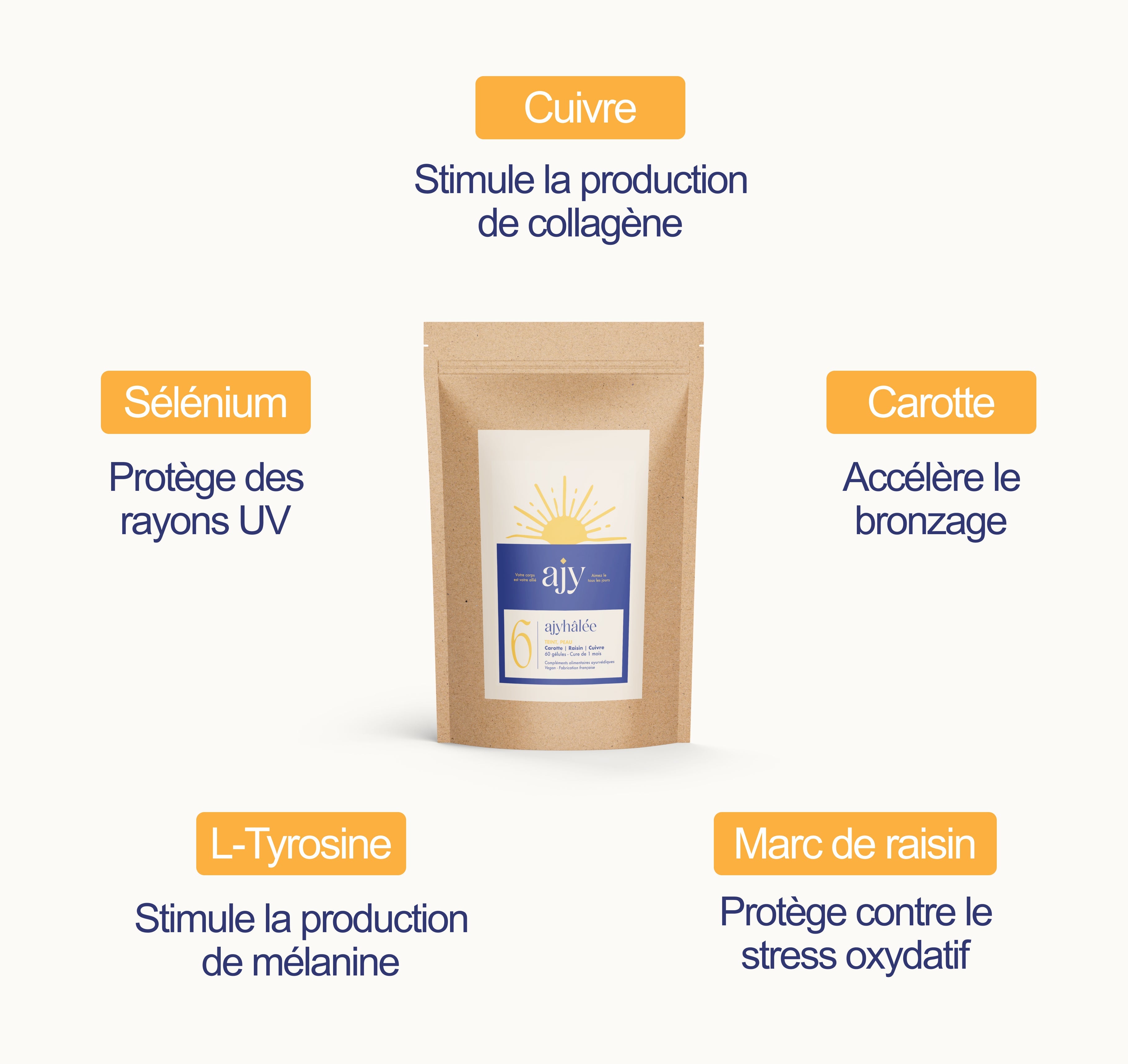 AJYHALÉE - Food supplement - Sun