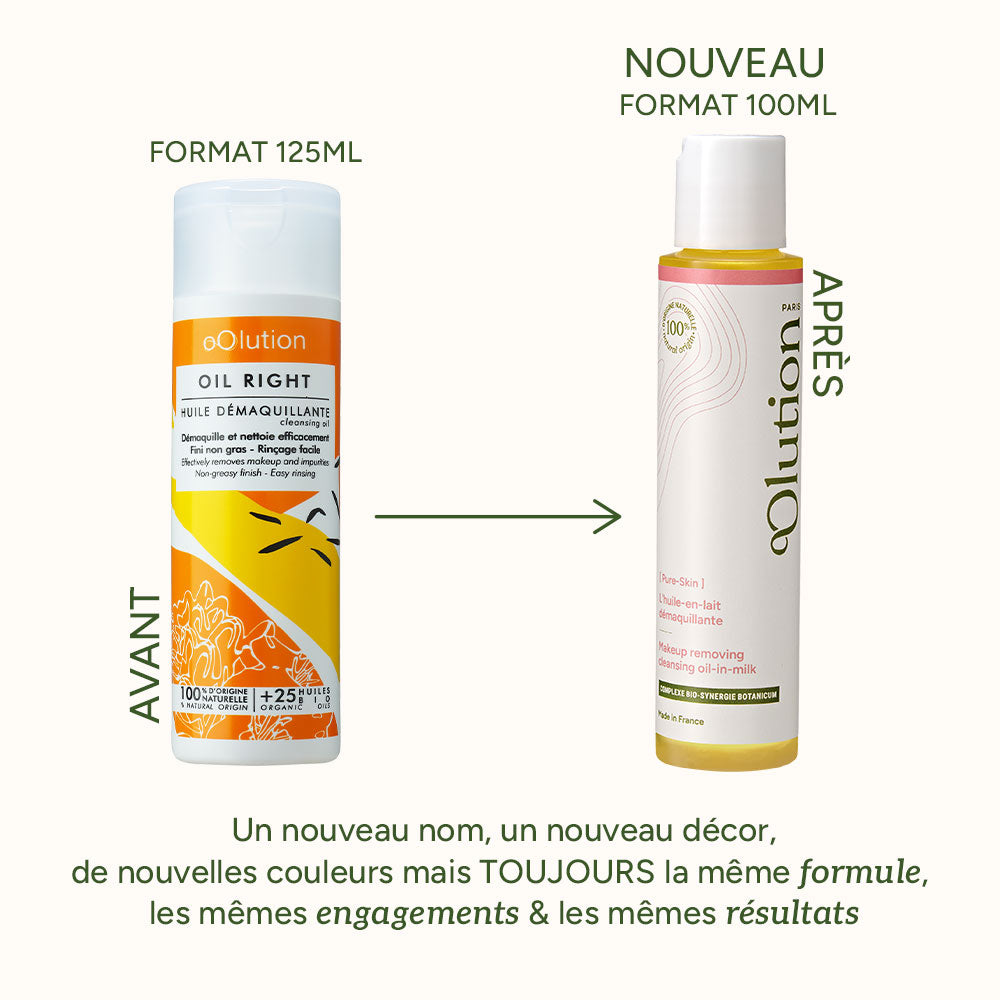 Cleansing oil-to-milk