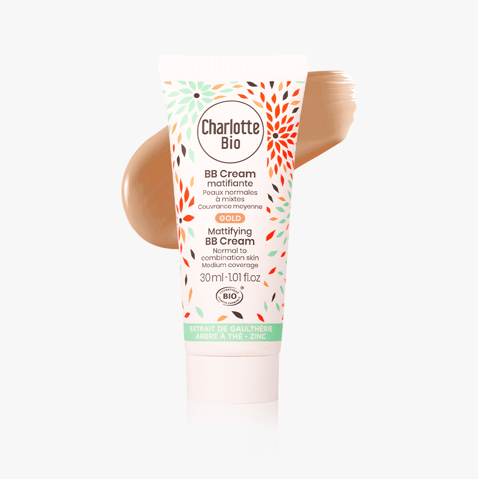Organic mattifying BB cream