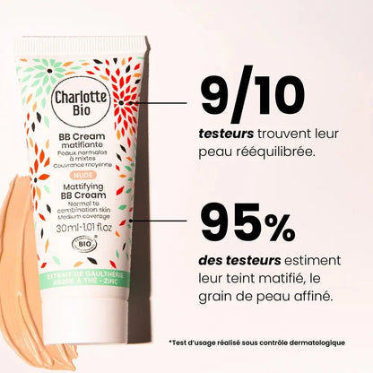 Organic mattifying BB cream
