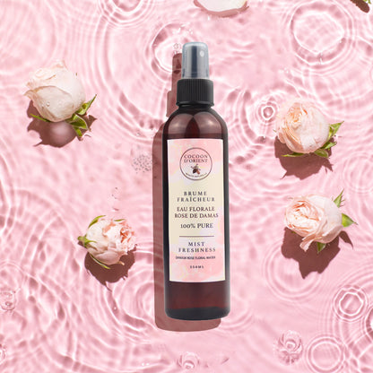 Eau de Rose de Damas 100% Pure Brume Fraîcheur 250ml
