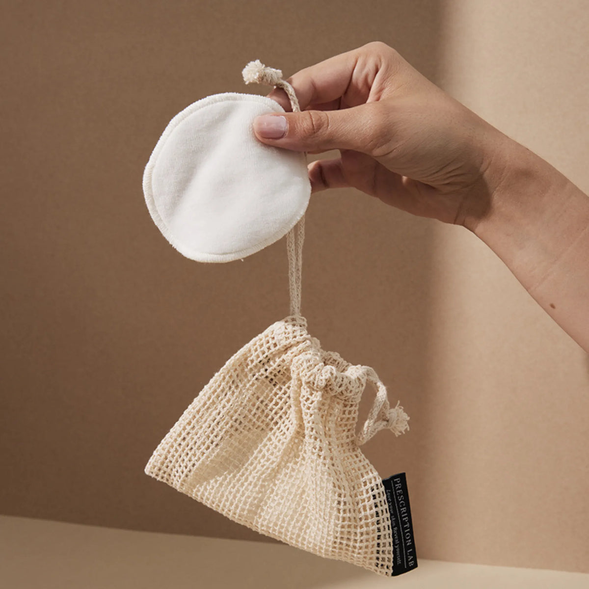 Reusable organic cotton pads