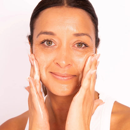 Crème nettoyante visage éclat bio