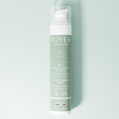 Crème visage légère à la bave d'escargot