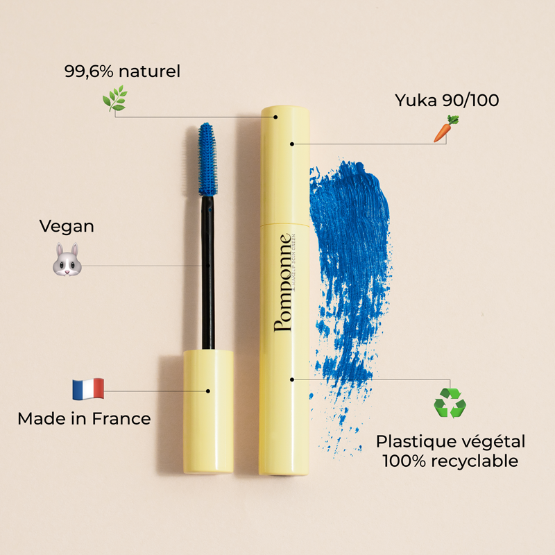 Natural Lash Boosting Mascara • Electric Blue Mascara