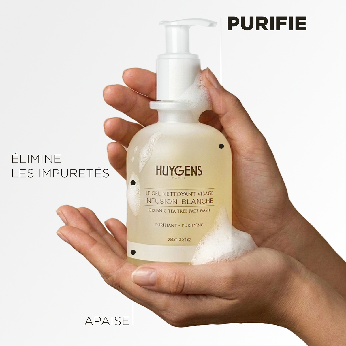 Le Gel Nettoyant Visage Infusion Blanche