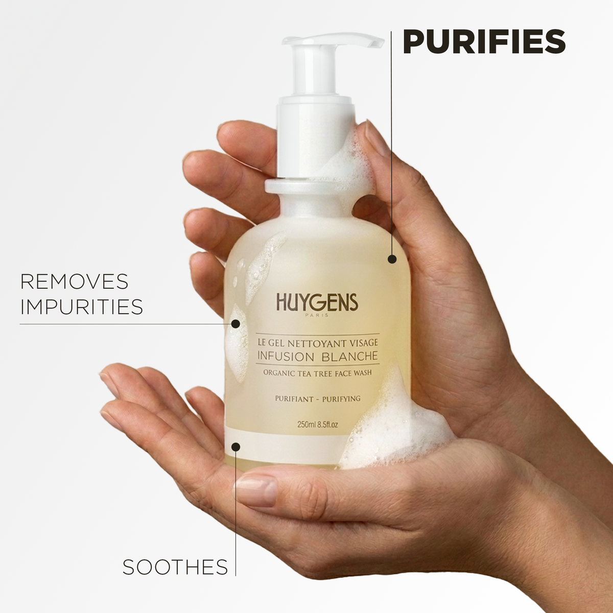 Le Gel Nettoyant Visage Infusion Blanche