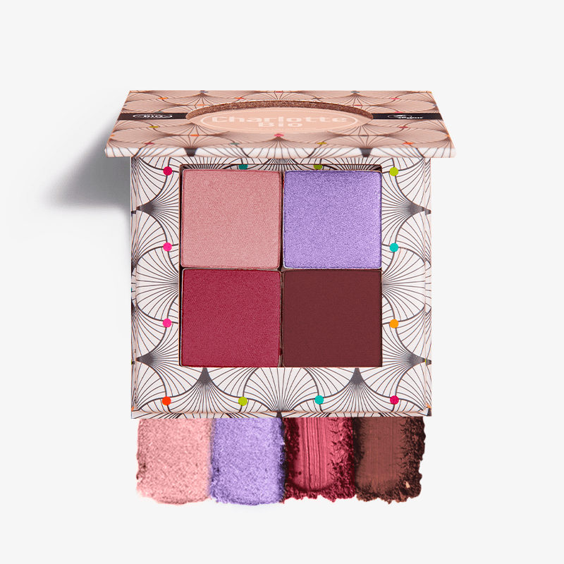 Palette de 4 fards à paupières BIO - Luxury