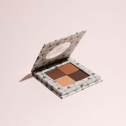 Organic Eyeshadow Quad - Nude Brown